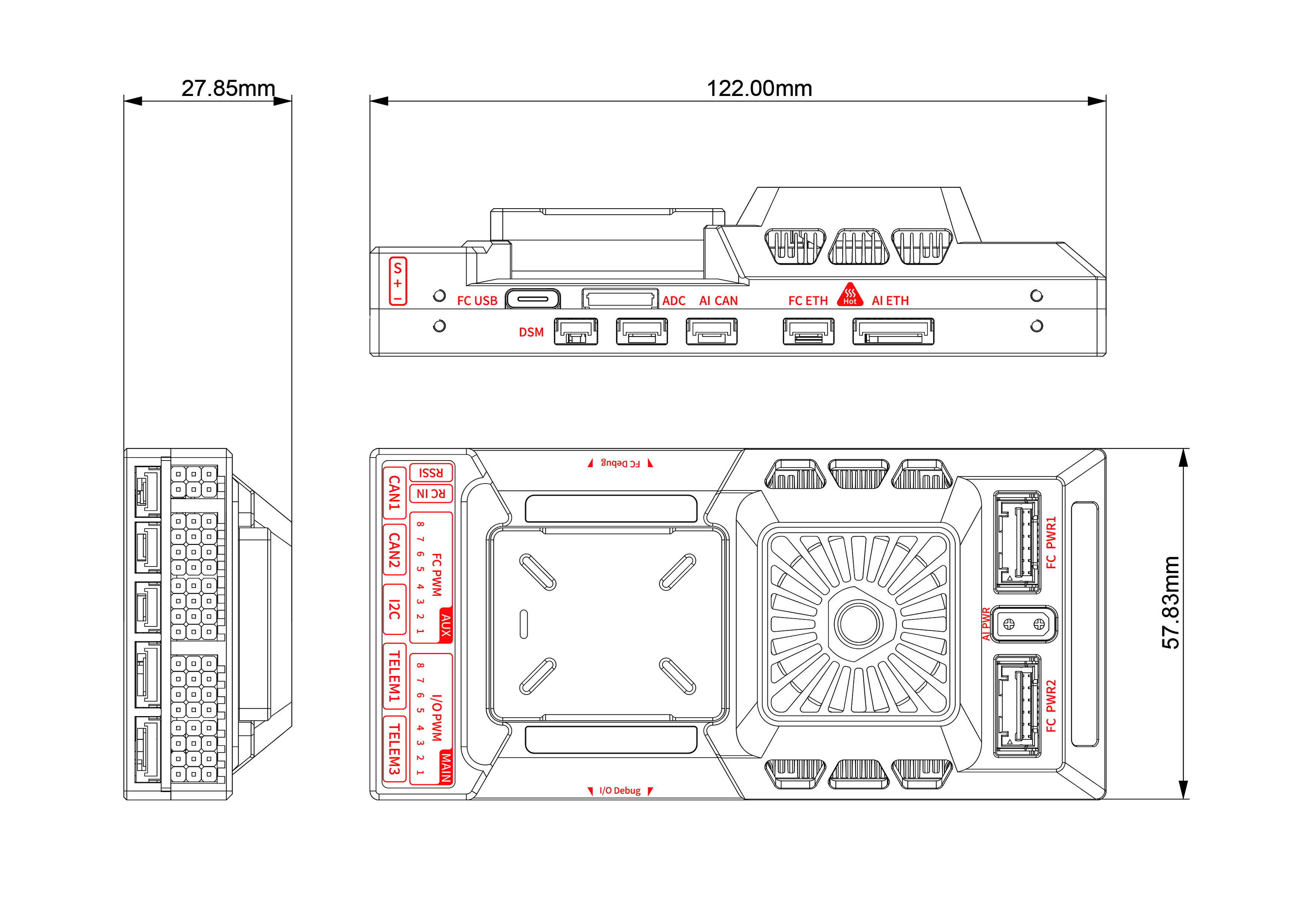 USX51 Dimensions
