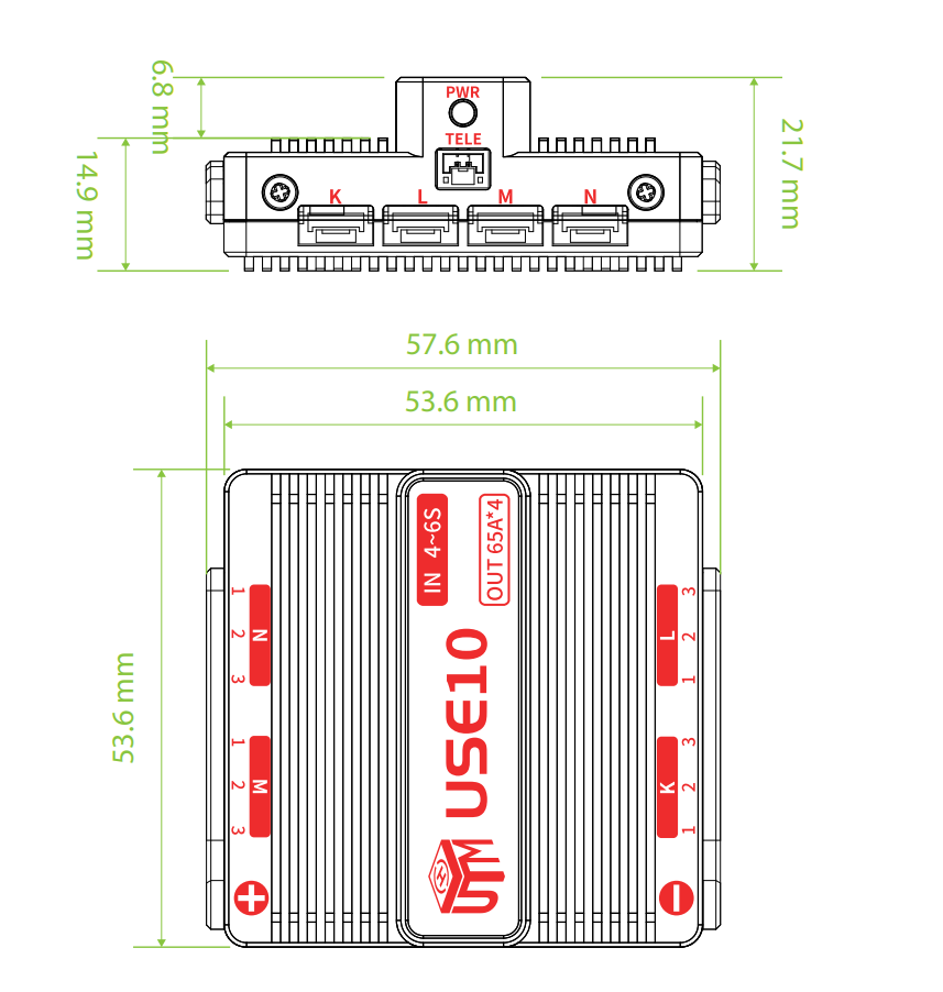USE10尺寸图