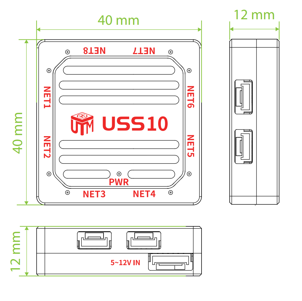 USS10尺寸图